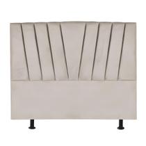Cabeceira Estofada Cama Casal Queen Size 160 cm Malu Veludo