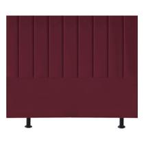 Cabeceira Estofada Cama Casal Queen Size 160 cm Marina Suede