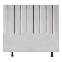 Cabeceira Estofada Cama Casal Queen Size 160 cm Paolla Veludo