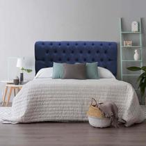 Cabeceira Estofada Capitonê Livia 160cm Queen Size Para Cama Box material sintético Azul Marinho - Gat Magazine Cabeceira Estofada Capitonê Livia 160cm Queen Size Para Cama Box material sintético Azul Marinho - Gat Magazine
