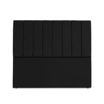 Cabeceira Estofada Carla 160 cm Suede Preto Cabeceira Estofada Carla 160 cm Suede Preto
