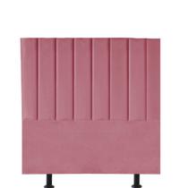 Cabeceira Estofada Carla 90cm Solteiro Para Cama Box Quarto Suede Rosa Bebê - Gat Magazine Cabeceira Estofada Carla 90cm Solteiro Para Cama Box Quarto Suede Rosa Bebê - Gat Magazine