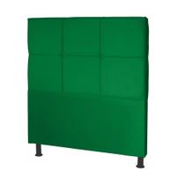 Cabeceira Estofada Carol 90 Cm Solteiro Com Capitonê Suede Verde - Móveis Mafer