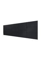 Cabeceira Estofada Casal 13 Blocos Não é Segredo Suede Animale Preto 140x60 Cabeceira Estofada Casal 13 Blocos Não é Segredo Suede Animale Preto 140x60