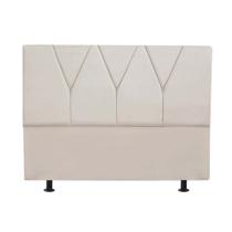 Cabeceira Estofada Casal 140CM Jade material sintético Bege - D A DECOR Cabeceira Estofada Casal 140CM Jade material sintético Bege - D A DECOR