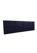 Cabeceira Estofada Casal 8 Blocos Não é Segredo Facto Azul Marinho 140x60 Cabeceira Estofada Casal 8 Blocos Não é Segredo Facto Azul Marinho 140x60