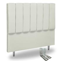 Cabeceira Estofada Casal Cama Box Carla 1,40cm Veludo Com Frames