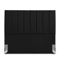 Cabeceira Estofada Casal Carla 140 cm material sintético Preto Cabeceira Estofada Casal Carla 140 cm material sintético Preto