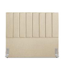 Cabeceira Estofada Casal Carla 140cm Linho Bege