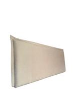 Cabeceira Estofada Casal Italiana Não é Segredo Linho Bege 140x60