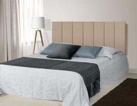 Cabeceira Estofada Casal Modulada 140x50 Módulos Autocolante