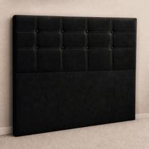 Cabeceira Estofada Casal Virginia Moderna para Cama Box 140cm