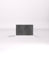 Cabeceira Estofada Cinza Maceió + Bancada - Solteiro - Box