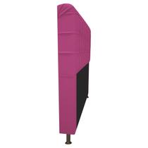 Cabeceira Estofada Dama 160 cm Queen Size Com Botonê Corano Pink - KDAcanto Móveis