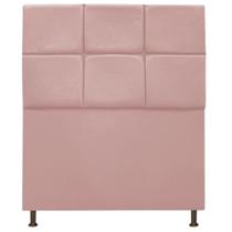 Cabeceira Estofada Damares 100cm para Cama Solteiro Botonê Suede Rose Gold - KDAcanto