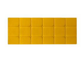 Cabeceira Estofada de Cama Box Casal 140 x 55 cm Calipha Amarelo - MagL