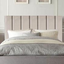 Cabeceira Estofada de Cama Casal King 195 cm Taís material sintético
