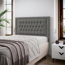 Cabeceira Estofada Decorativa Antares Para Cama Box 160 Para Cama Queen Sued Cinza Aradecor Cabeceira Estofada Decorativa Antares Para Cama Box 160 Para Cama Queen Sued Cinza Aradecor