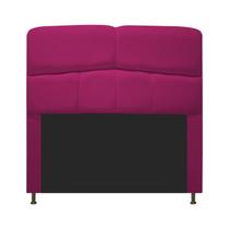 Cabeceira Estofada Donna 100 cm para Cama Solteiro Suede Pink