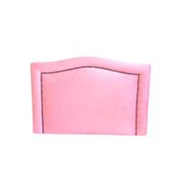 Cabeceira Estofada Duna Soft Veludo Rosa Com Tachas Solteiro - Captonê Design