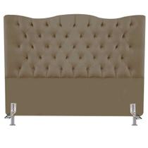 Cabeceira Estofada dunas 1.60 Cama Box Suede Capuccino