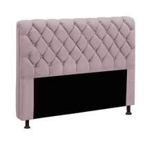 Cabeceira Estofada Fernanda 1,40 Casal Veludo Speciale Home