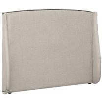 Cabeceira Estofada Florença 205cm Cama Box King Size Linho