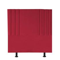 Cabeceira Estofada Grécia 120cm Viúva Solteirão Para Cama Box Quarto material sintético Vermelho - Ahz Móveis