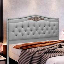 Cabeceira Estofada Holanda 1,60 Queen Linho Speciale Home
