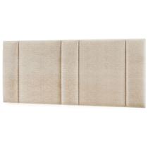 Cabeceira Estofada Iluminação Led Glow Cama Queen Size 160cm Linho Bege Cabeceira Estofada Iluminação Led Glow Cama Queen Size 160cm Linho Bege