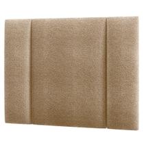 Cabeceira Estofada Iluminação Led Glow Cama Solteiro 90 Cm Bouclé Bege Cabeceira Estofada Iluminação Led Glow Cama Solteiro 90 Cm Bouclé Bege