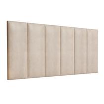 Cabeceira Estofada Imperial modular p cama box Casal 140 cm Areia