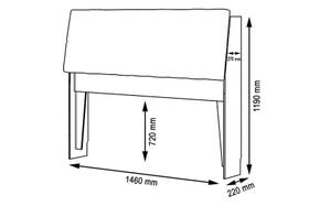 Cabeceira Estofada Ísis Casal Amarula Cabeceira Estofada Ísis Casal Amarula