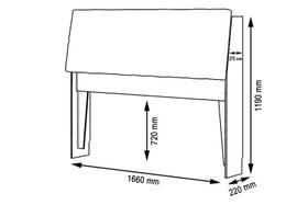 Cabeceira Estofada Ísis Queen Chocolate Cabeceira Estofada Ísis Queen Chocolate