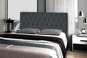 Cabeceira Estofada Jade Suede 158 cm Queen Size