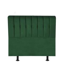 Cabeceira Estofada Kiara 100cm Solteiro Box Quarto Suede Verde - Gat Magazine