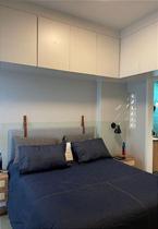 Cabeceira Estofada King 1 Bloco Não é Segredo Linho Cinza Claro 195x60