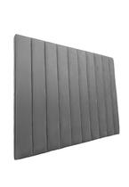 Cabeceira Estofada King 10 Blocos Não é Segredo Veludo Cinza 195x120 Cabeceira Estofada King 10 Blocos Não é Segredo Veludo Cinza 195x120