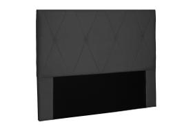 Cabeceira estofada king 195cm aquilla preta