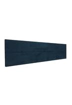Cabeceira Estofada King 2 Blocos Não é Segredo Suede Liso Azul Marinho 195x60