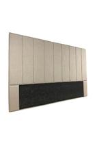 Cabeceira Estofada King 7 Blocos Não é Segredo Linho Bege 195x120