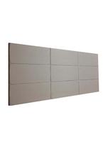 Cabeceira Estofada King 9 Blocos Não é Segredo Suede Animale Bege 195x90 Cabeceira Estofada King 9 Blocos Não é Segredo Suede Animale Bege 195x90