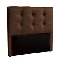 Cabeceira Estofada King Alice Nature Marrom 193x136