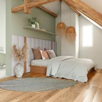 Cabeceira Estofada King Reta Basic J18 Freijó - Dalla Costa