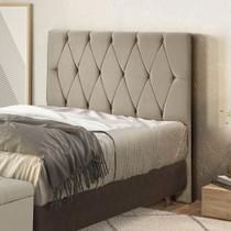 Cabeceira Estofada Leila 140cm Casal para Cama Box