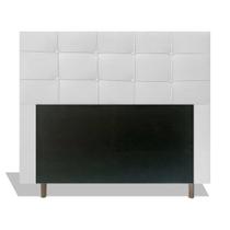 Cabeceira Estofada Lia 160 cm Para Cama Box Quarto Queen Size MV Estofados Sintético Branco Cabeceira Estofada Lia 160 cm Para Cama Box Quarto Queen Size MV Estofados Sintético Branco