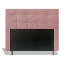 Cabeceira Estofada Lia 90 cm Para Cama Box Quarto Solteiro Veludo Rose Cabeceira Estofada Lia 90 cm Para Cama Box Quarto Solteiro Veludo Rose