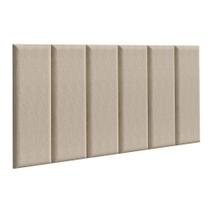Cabeceira Estofada Modular Kit 6 Peças para Camas de Solteiro Madesa Cabeceira Estofada Modular Kit 6 Peças para Camas de Solteiro Madesa