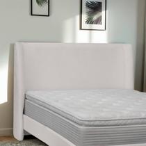 Cabeceira Estofada Montreal 175cm Cama Box Queen Size Bouclê