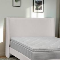 Cabeceira Estofada Montreal 205cm Cama Box King Size Bouclê